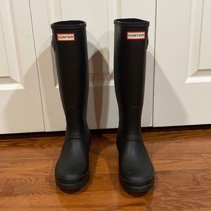 Hunter womens tall original matte boot